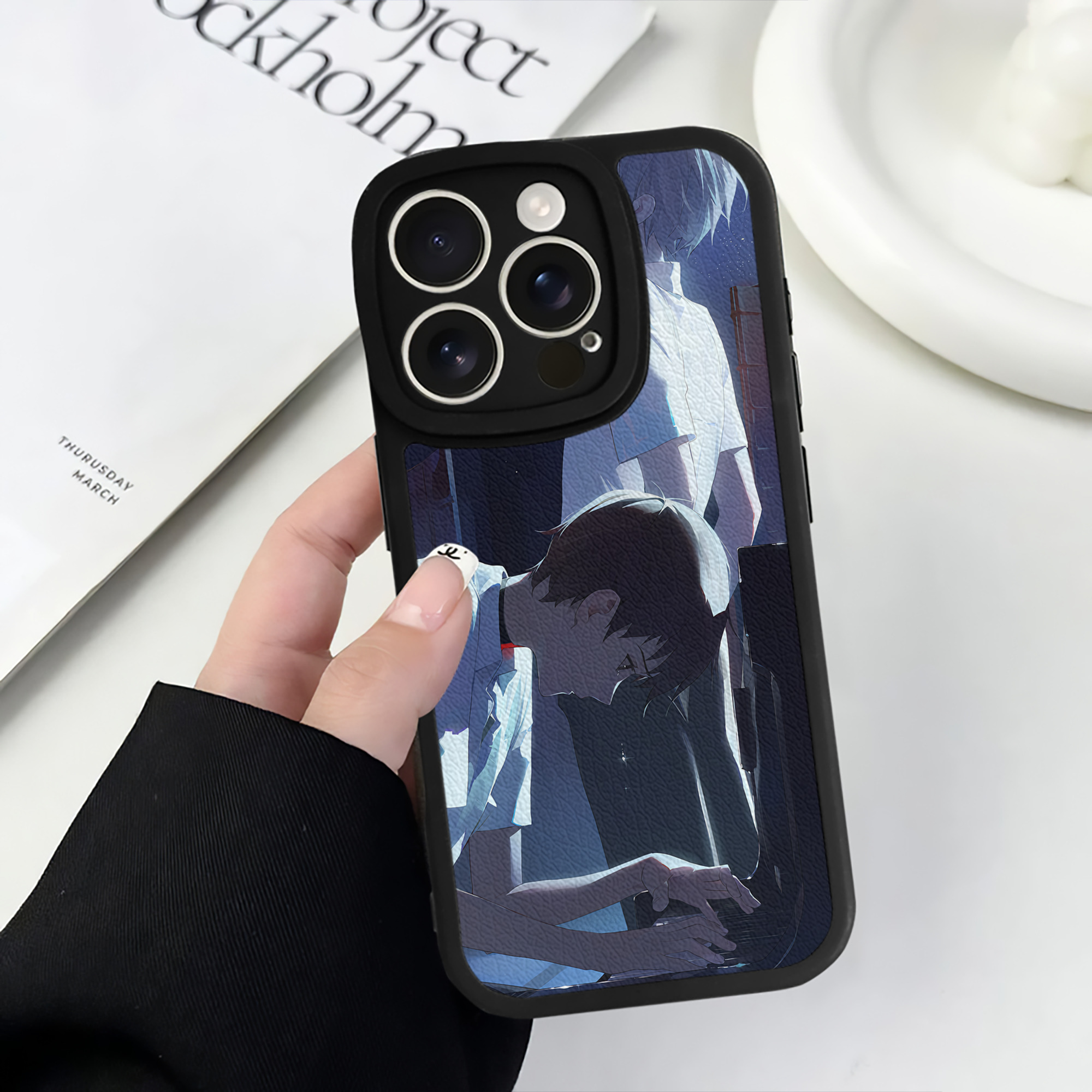 （画像用） EVA 新世紀エヴァンゲリオン 【iPhone 16シリーズ対応】シリコンスマホケース（レザー調） 材質：シリコン